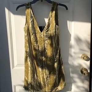 French Connection : VELVET V NECK DRESS